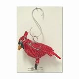 Beaded Beadworx Red Cardinal Grass Roots