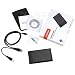 Black 2.5" USB 2.0 External Caddy/Enclosure For 2.5" Laptop SATA Hard Drive. USB Bus Powered - Pouch Included