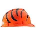 MSA Safety Works 818421 NFL Hard Hat, Cincinnati Bengals