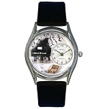 Whimsical Watches Women's S0510001 Music Piano Black Leather Watch