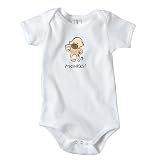 Kee-Ka Monkey Short Sleeve Bodysuit Size 6-12Mos