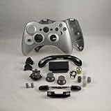 Silver Xbox 360 Controller Shell Housing (Transforming D-Pad)