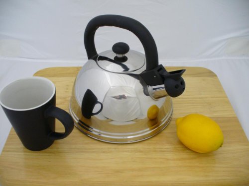 Stainless Steel 3 Quart Whistler Round Teakettle