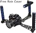 DSLR Rig Shoulder Mount Movie Kit for DV Cameras & For Canon EOS Rebel T3/T3i/T2i/T1i/EOS 1D MARK III/1D MARK IV/1DS MARK II/5D/7D/20D/30D/40D/50D/60D/XS/Xsi/Xti SLR Cameras and a Bonus Rain Cover