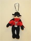 Texas Tech Red Raiders Team Mascot Plush Key Chain/Backpack Clip NCAA College Athletics Fan Shop Sports Team Merchandise