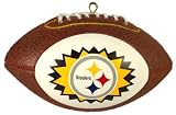 Pittsburgh STEELERS NFL Football Shaped Christmas ORNAMENT New Gift