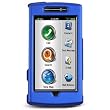 Crystal Hard Blue Rubberized Faceplate Cover Case for ASUS GARMIN NUVIFONE G60 [WCP493]