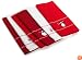 DII Sparkling Snowflakes Embroidered Dishtowels, Set of 6