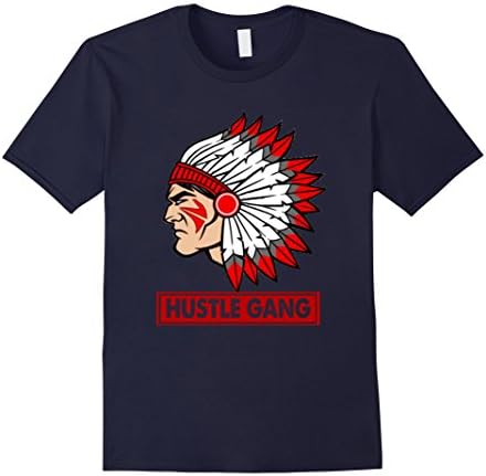 Men's Hustle gang t- shirts 2XL Navy