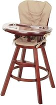 Classic Wood High Chair - Cappucino
