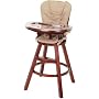 Classic Wood High Chair - Cappucino