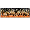 1 Metallic Fire Flame Banner Nascar party Decoration Hot Choppers