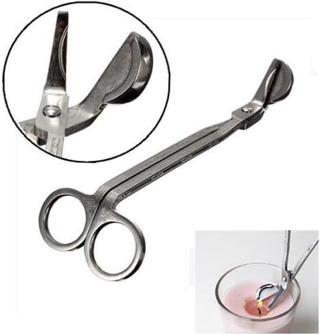 Candle Wick Oil Lamp Stainless Steel Scissors Trim Trimmer Cutter Snuffers Tool