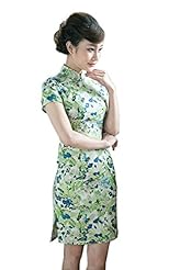 Gathered Cotton/Linen Spring  Dress