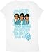 Jonas Brothers Glittery Blue Name White Junior's T-Shirt Tee