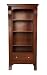 Kidz Decoeur Augusta 1 Drawer Bookcase, Toasted Cranberry