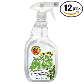 Earth Friendly Products Parsley Plus All Purpose Household Cleaner, 22 Ounces (Pack of 12)