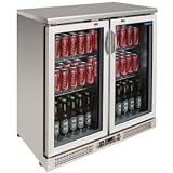 Polar Double Door Back Bar Cooler / Bottle Cooler CE206