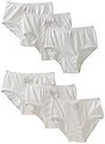 Fruit of the Loom Girls 4-16x 6 Pack Girls White Cotton Brief