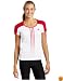 adidas Women's Response Tee , White/ Sharp Red, X-Large