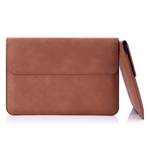 Moko macbook pro 15-inch laptop sleeve bag, pu leather …