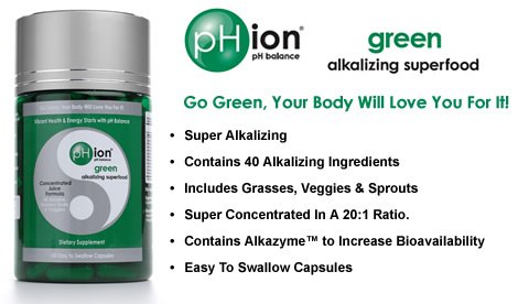 pHion Greens - Super Alkalizing Greens In Capsule Form