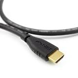 Neet� FLX - 2m c�ble HDMI - Haute vitesse avec ethernet - 3D - (HDMI 1.4a version 15,2 Gbps) - Quadruple Blind� / Tress� - Ultra flexible (Gamme FLX) - Signal HD Video Haute Performance 1080p jusqu' � 4k (4096p) ultra haute resolutions - Noirpar Neet