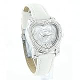 Luxurman Ladies Diamond Heart Watch 0.30ct White