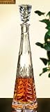 CRYSTAL GIFTWARE TALL DECANTER 20OZ