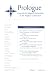 Books : Prologue: A Journal of Colleges & Universities of the Anglican Community (Volume 1)