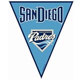 Lets Party By Amscan San Diego Padres Baseball Pennant Banner