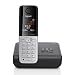 Gigaset C300A Schnurlostelefon (4.32 cm (1.7 Zoll) Grafik-Display, Freisprecheinrichtung, Anrufbeantworter) schwarz