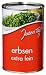 Jeden Tag Erbsen Extra Fein, 12er Pack (12 x 425 ml)