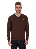 CLK Jersey V Neck Basic Coderas (Marrón)