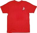 Star Trek Science Engineering Image Red T-shirt Tee
