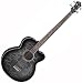 NEW MICHAEL KELLY MKDF4SKB DRAGONFLY QUILT SMOKE ACOUSTIC ELECTRIC BASS GUITAR