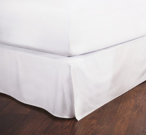 Roxbury Park White T300 Bed Ruffle, Cal King