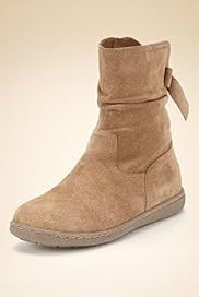 Younger Girls Suede Bow Boots