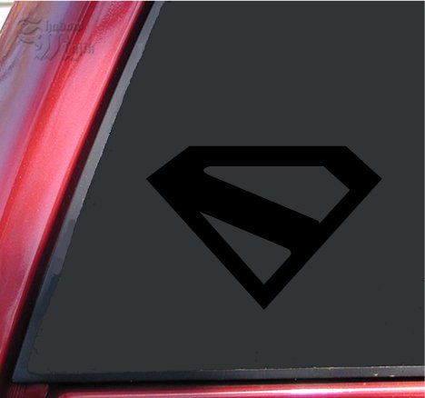  Superman Kingdom Come Vinyl Decal Sticker - Black