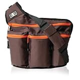 Diaper Dude Original Solid Brown Orange Diaper Bag