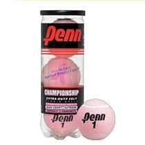 Penn Pink Championship XD Tennis Balls (Single Can)