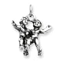 Sterling Silver Antiqued Pendant