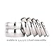 7mm White Tungsten Carbide Polished Classic Wedding Ring Band