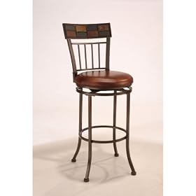 Hillsdale Furniture 4266-830 Montero Swivel Bar Stool, Copper by Hillsdale Furniture
