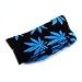 New Marijuana Weed Leaf Cotton various Colors Men/Women High sport Socks (BJF25-15sapphire blue+ blue leaf)