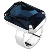 Fancy Ring, montana/silver-plated, 8