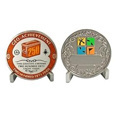 Geocaching "250 Finds - Geo-Achievement Award" Geocoin