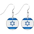 Israel Flag Earrings
