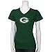 Reebok Green Bay Packers Green Ladies Logo Premise T-shirt