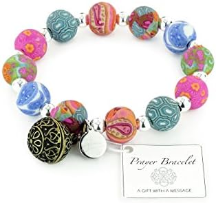 Beaded Stretch Prayer Bracelet (Mosaic)